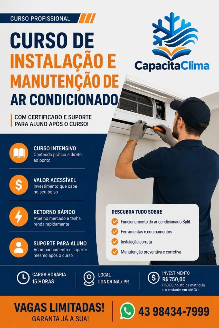 Curso de Ar Condicionado - Foto 3