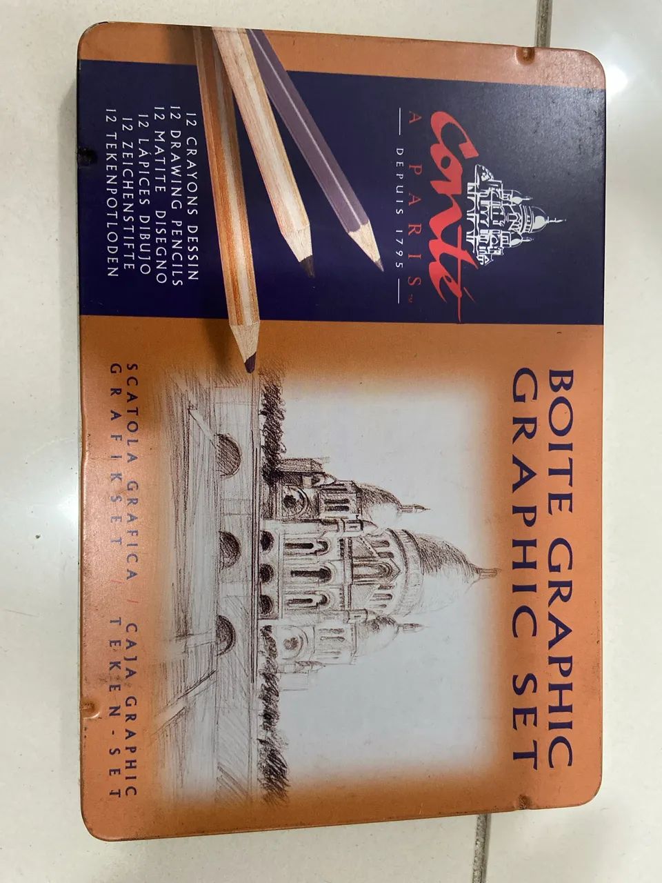 Conté à Paris Original Imported Graphite Drawing Kit