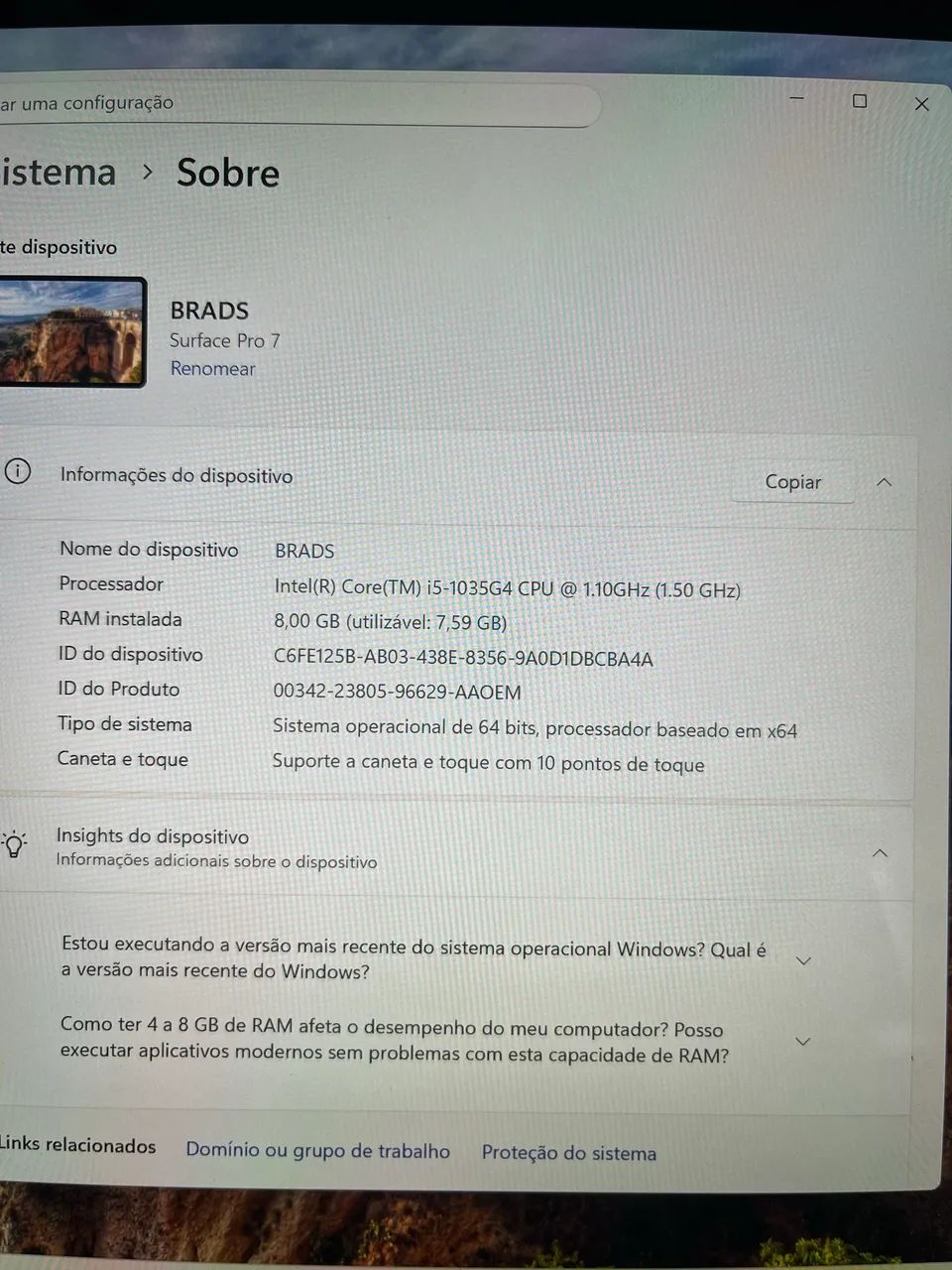 Surface pro 7 computador - Foto 3