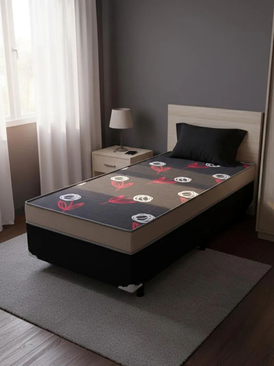 Super promoção cama box solteirão nova direto de fábrica. - Foto 2