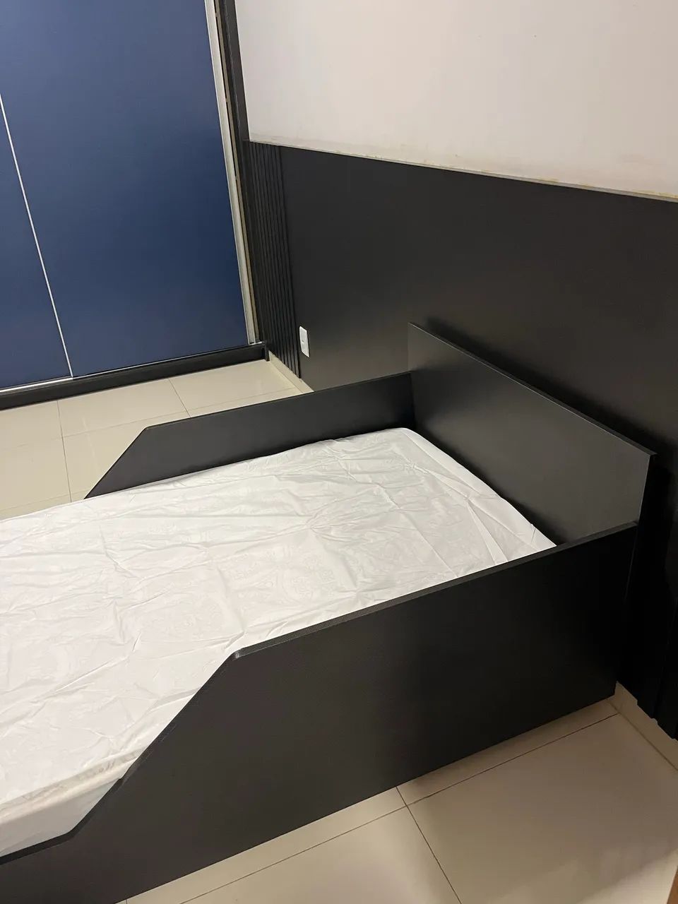 CAMA INFANTIL MDF COM PROTEÇÃO LATERAL