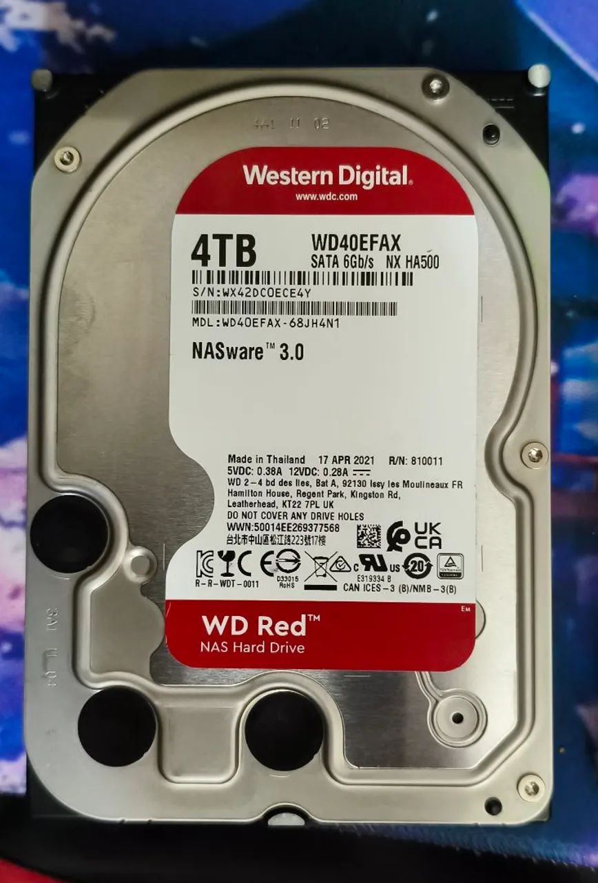 HD 4tb WD NAS