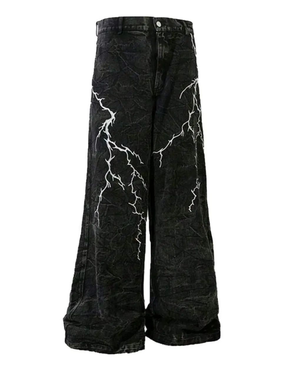 Calça Baggy G - Preta Bordada Nunca Usada - Foto 2