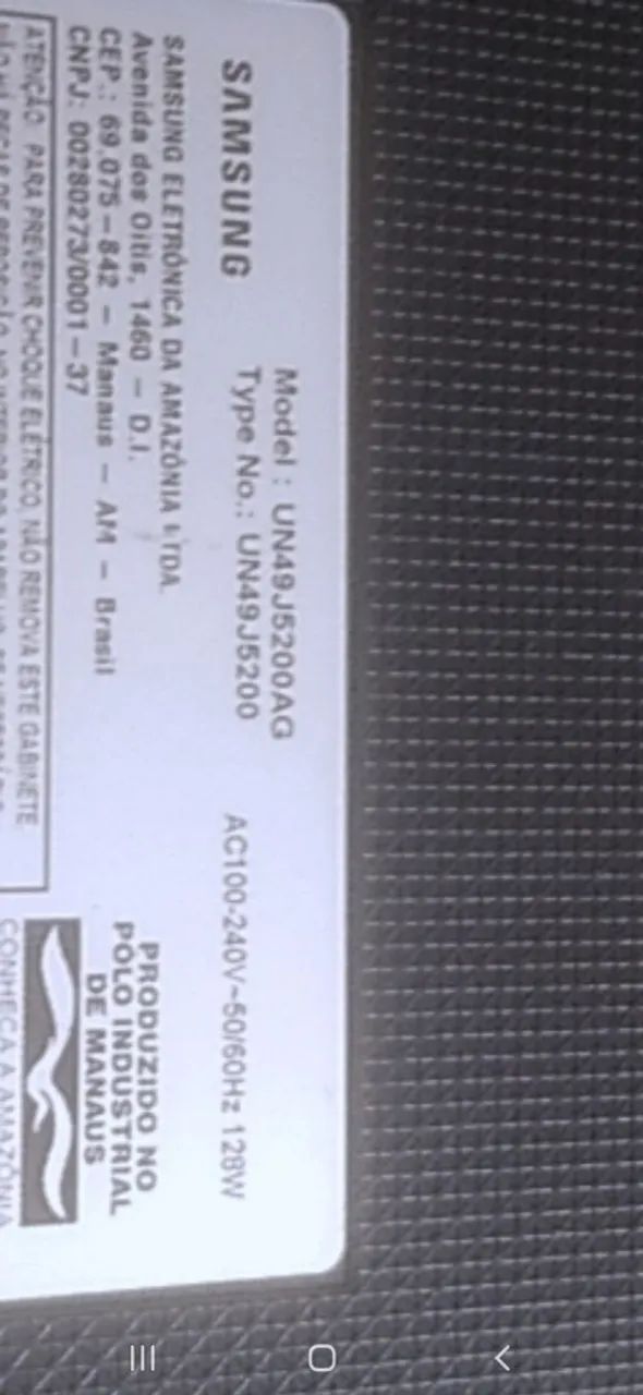 Tv Samsung UN49j5200AG Tela Quebrada  - Foto 5