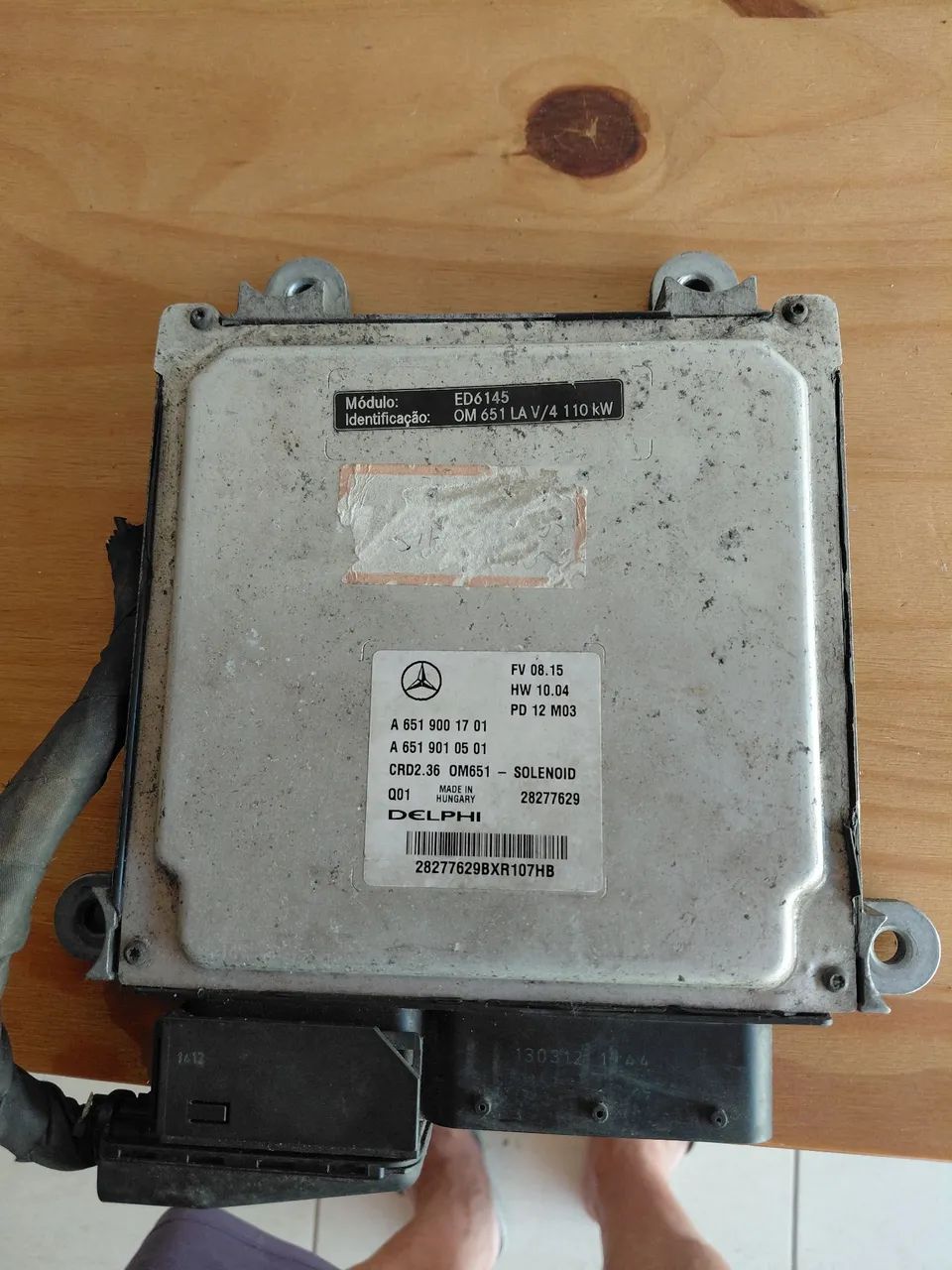 Vendo módulo de injeção eletrônica ED6145, código A6519001701 para linha Sprinter  - Foto 2