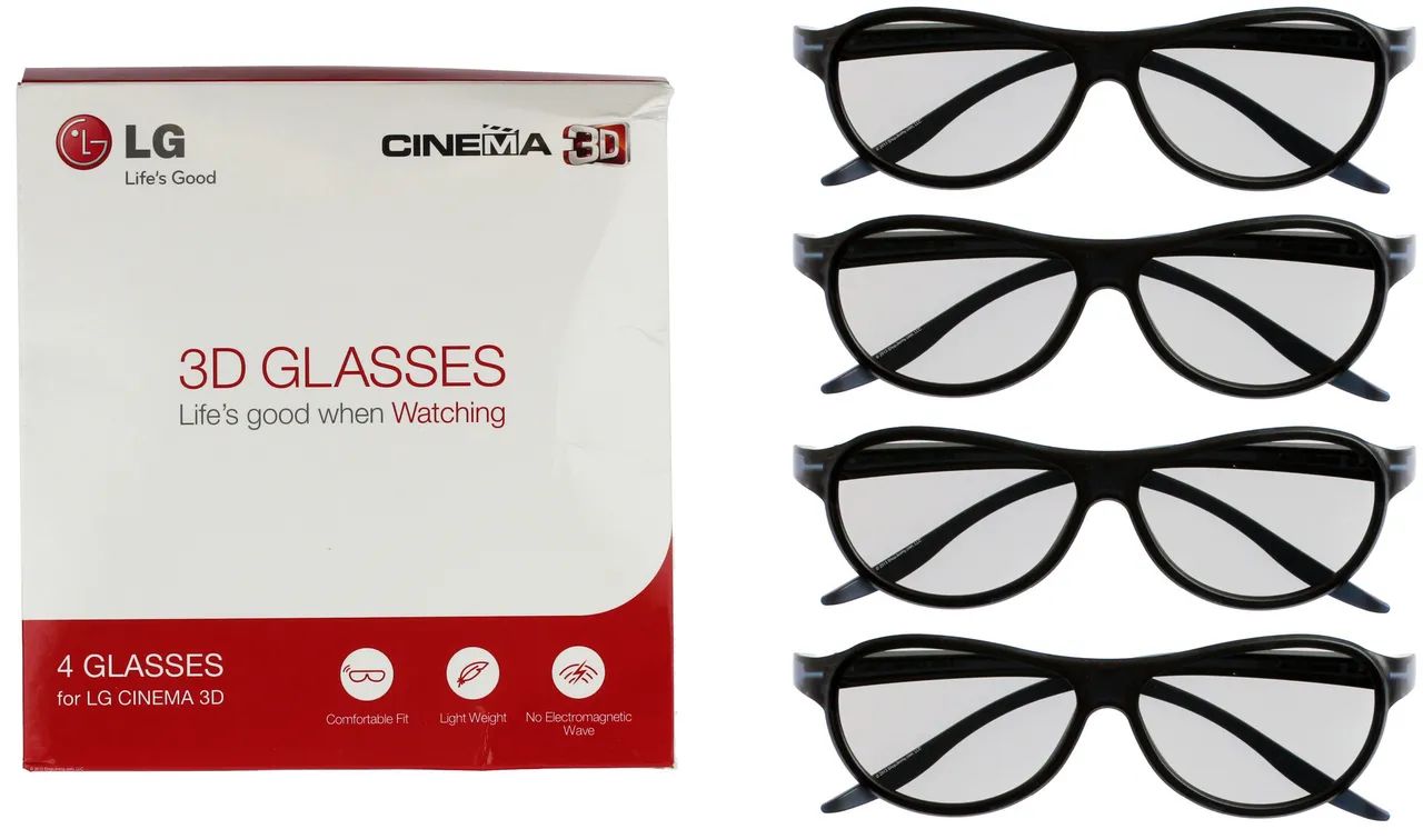 3D glasses LG (4 óculos)