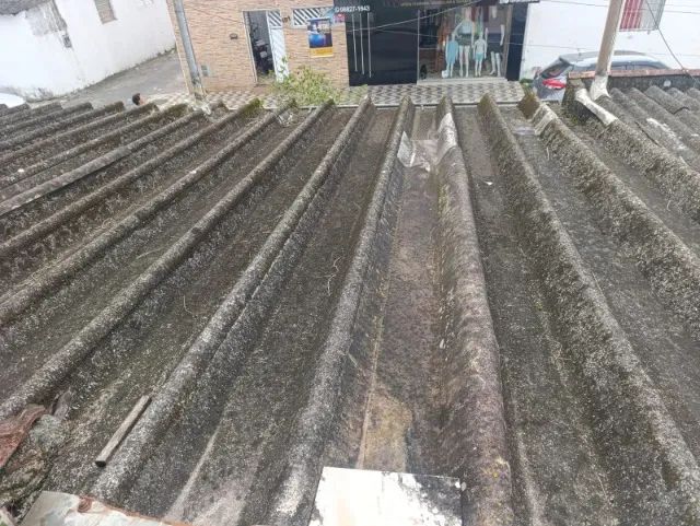 12 telhas Brasilit Cinza Ondulada 5 metros - Foto 2