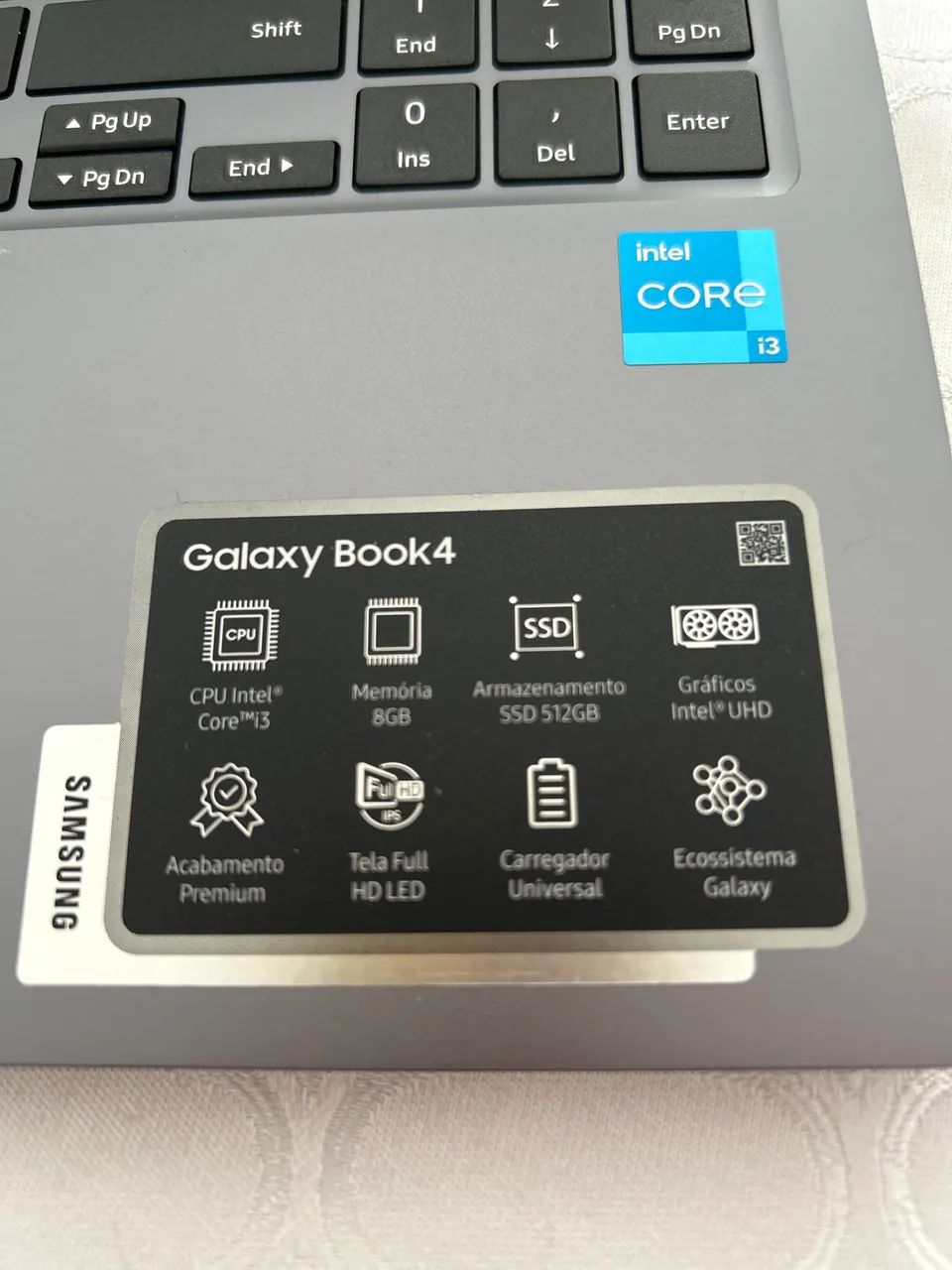 notebook samsung galaxy book4 i3 8gb 512gb ano 2025 - Foto 2