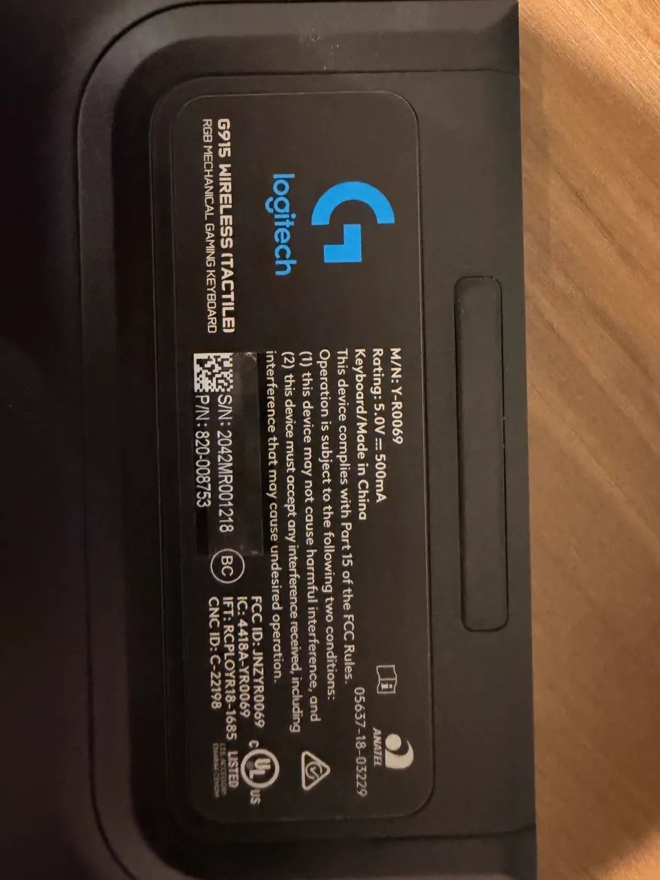 Teclado Logitech G915 - Com teclado numérico  - Foto 5