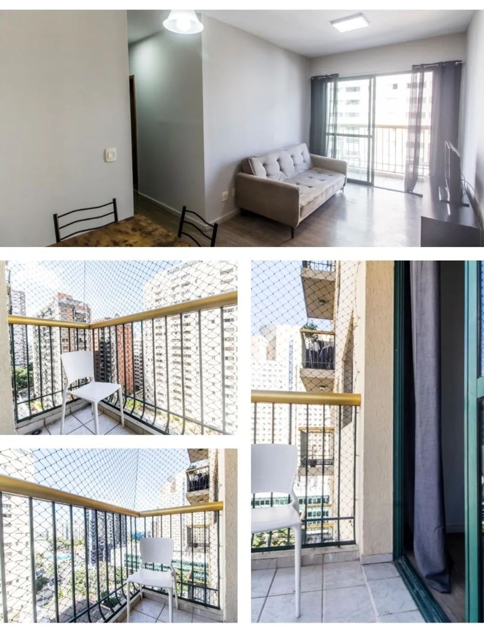 Valor Pacote.Apartamento Centro de Alphaville 2 Dorms 1 vaga com sacada Mobiliado. - Foto 5
