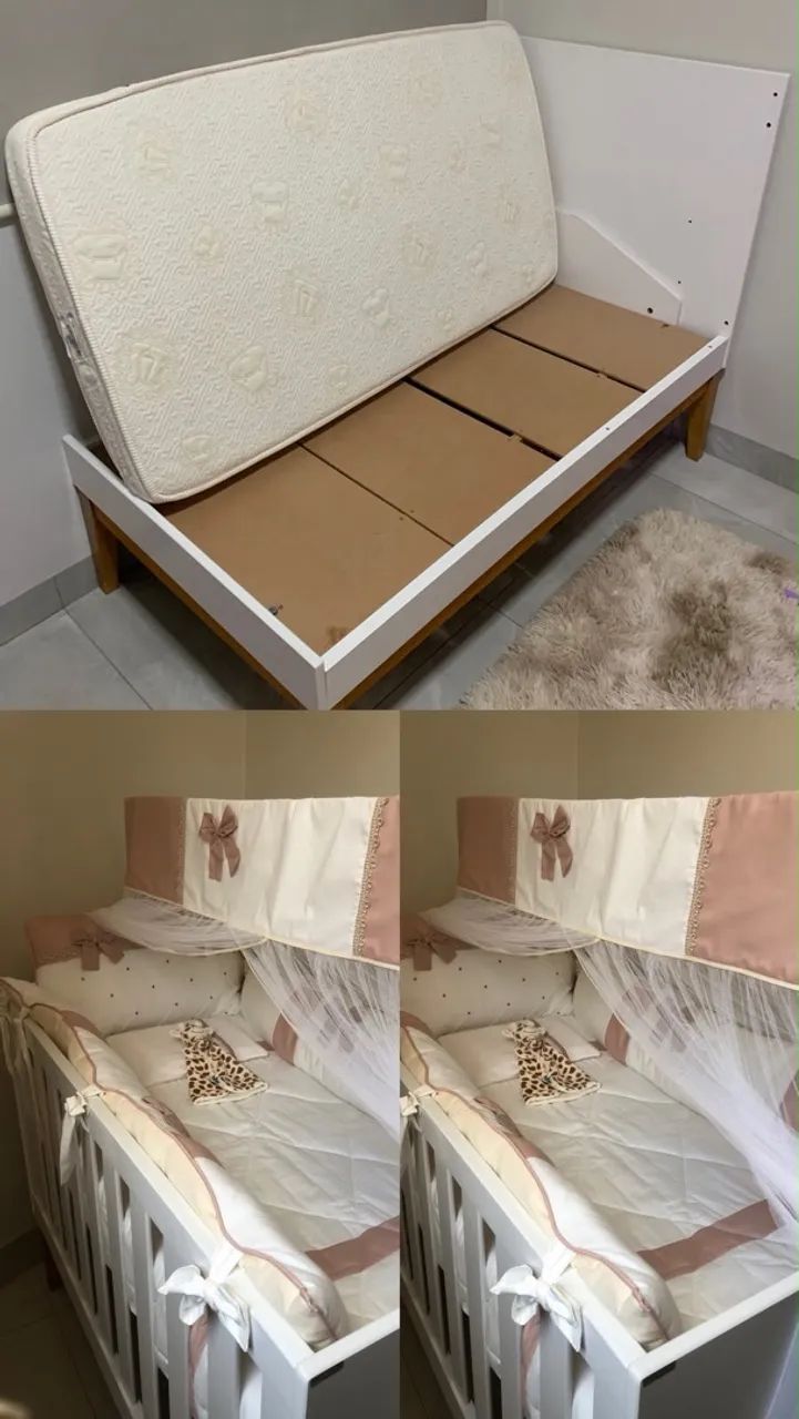 Berço Cama 3 em 1 