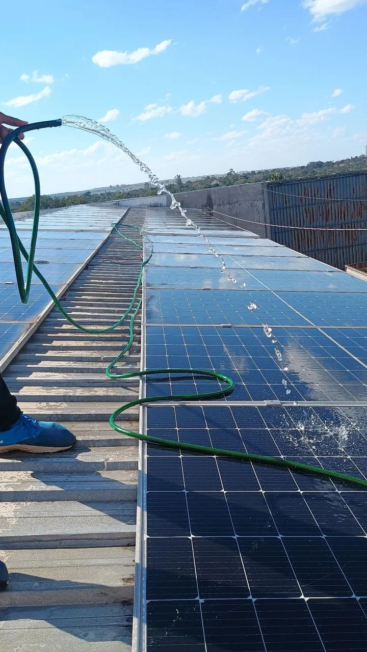 Limpeza de Placa Solar