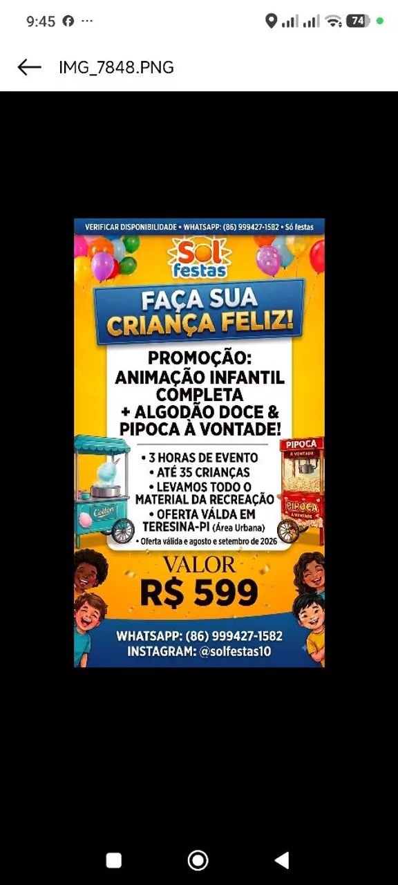 Animação infantil 