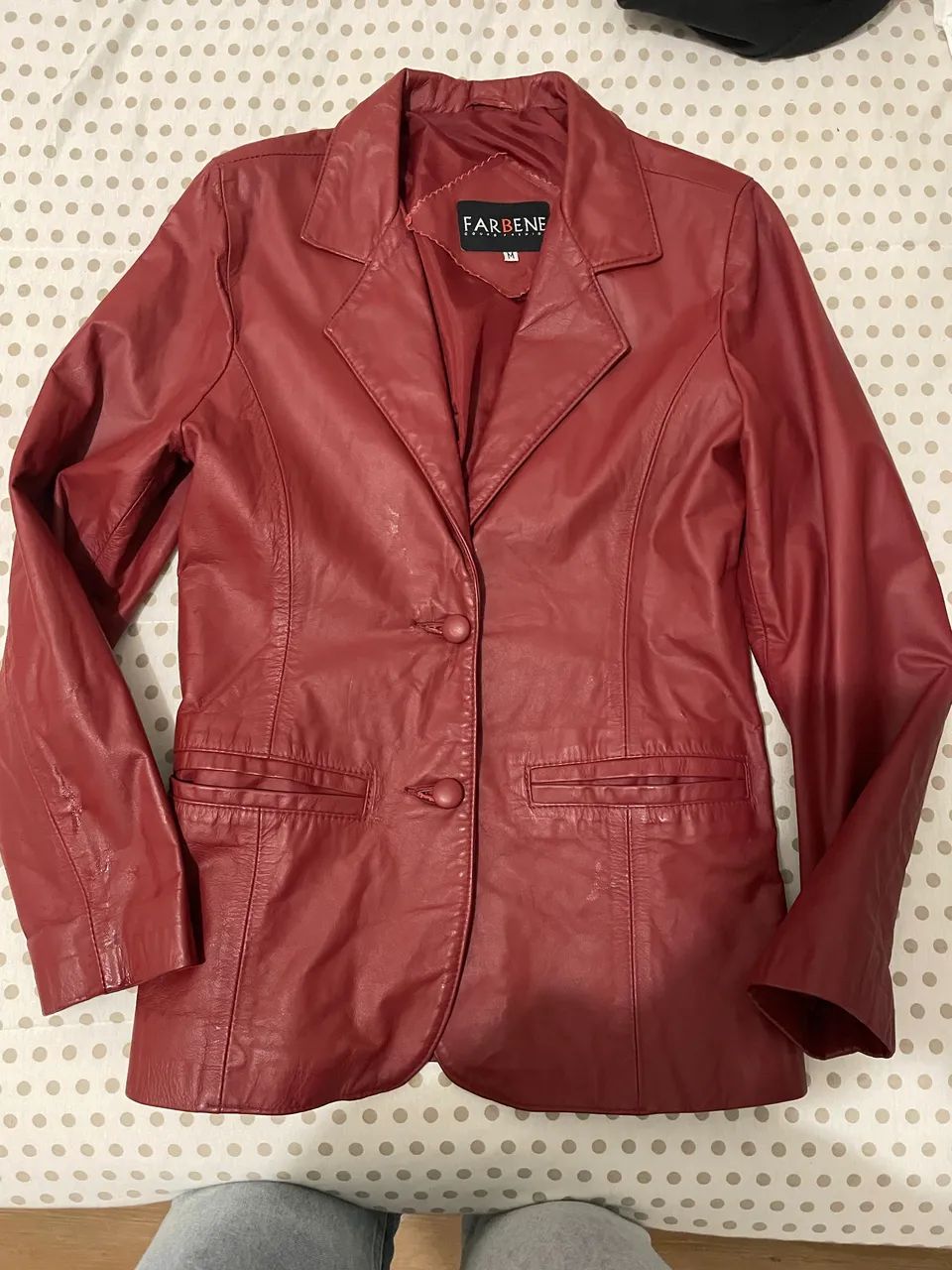 Blazer 100% couro tam. M - Foto 2