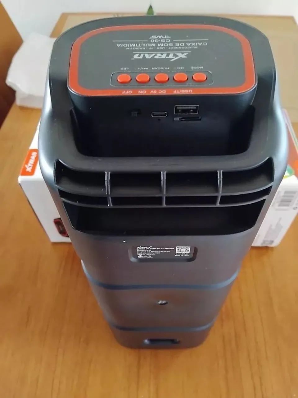 Caixa de Som Bluetooth, Produto Novo e nunca foi Usado - Foto 3
