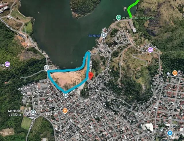 Terreno com 842,00m² com Galpão