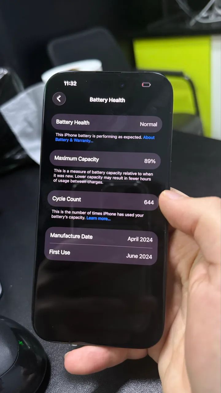 iPhone 15 Pro 128GB Blue Titanium ? | Bateria 89% |  - Foto 5