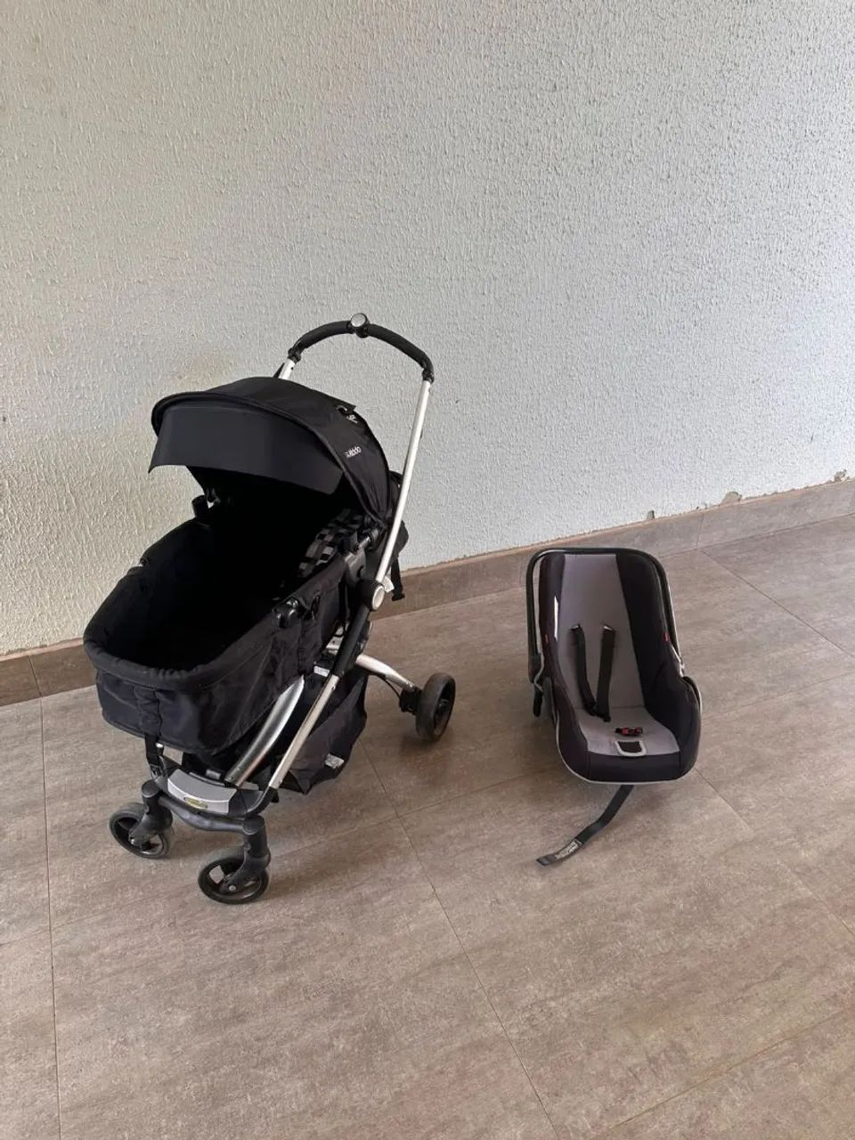Carrinho de bebê + bebê conforto - Foto 4