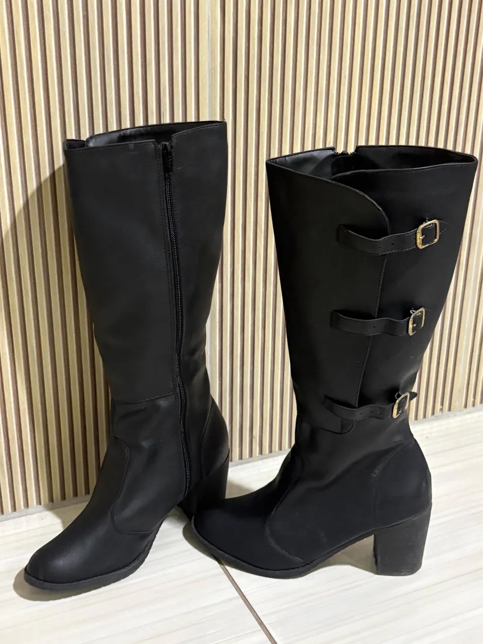 Bota Feminina Cano Longo