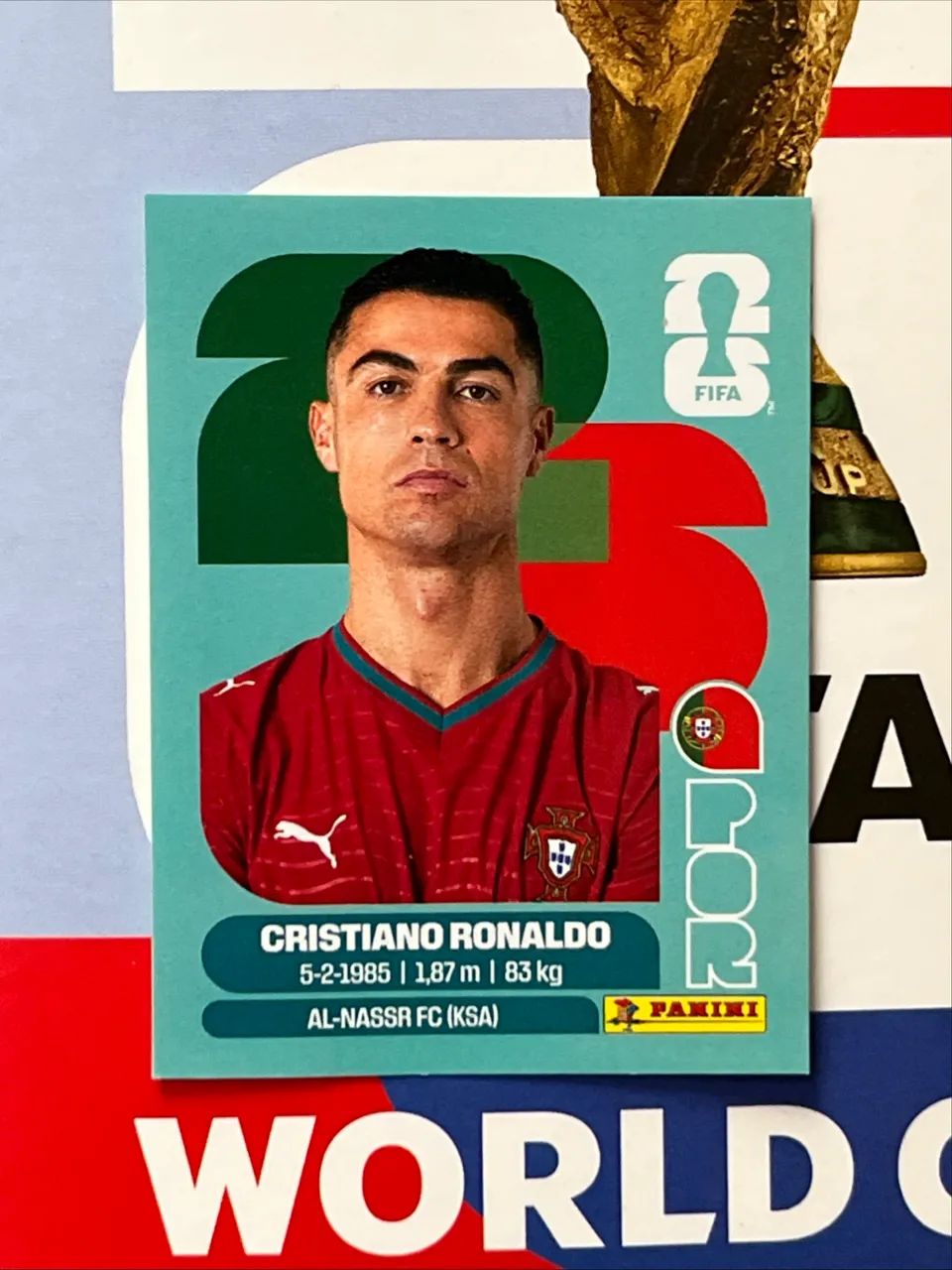 figurinha cristiano ronaldo 