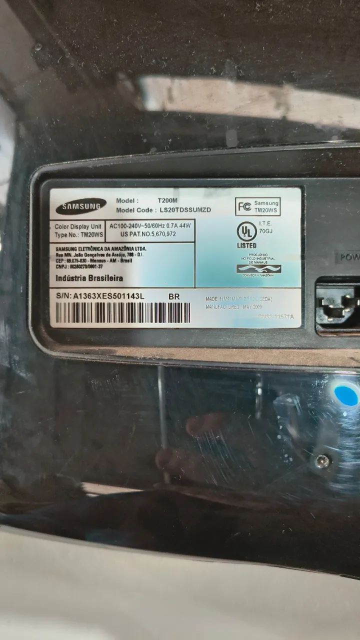  Monitor/TV Samsung SyncMaster T200M de 20 polegadas - Foto 5