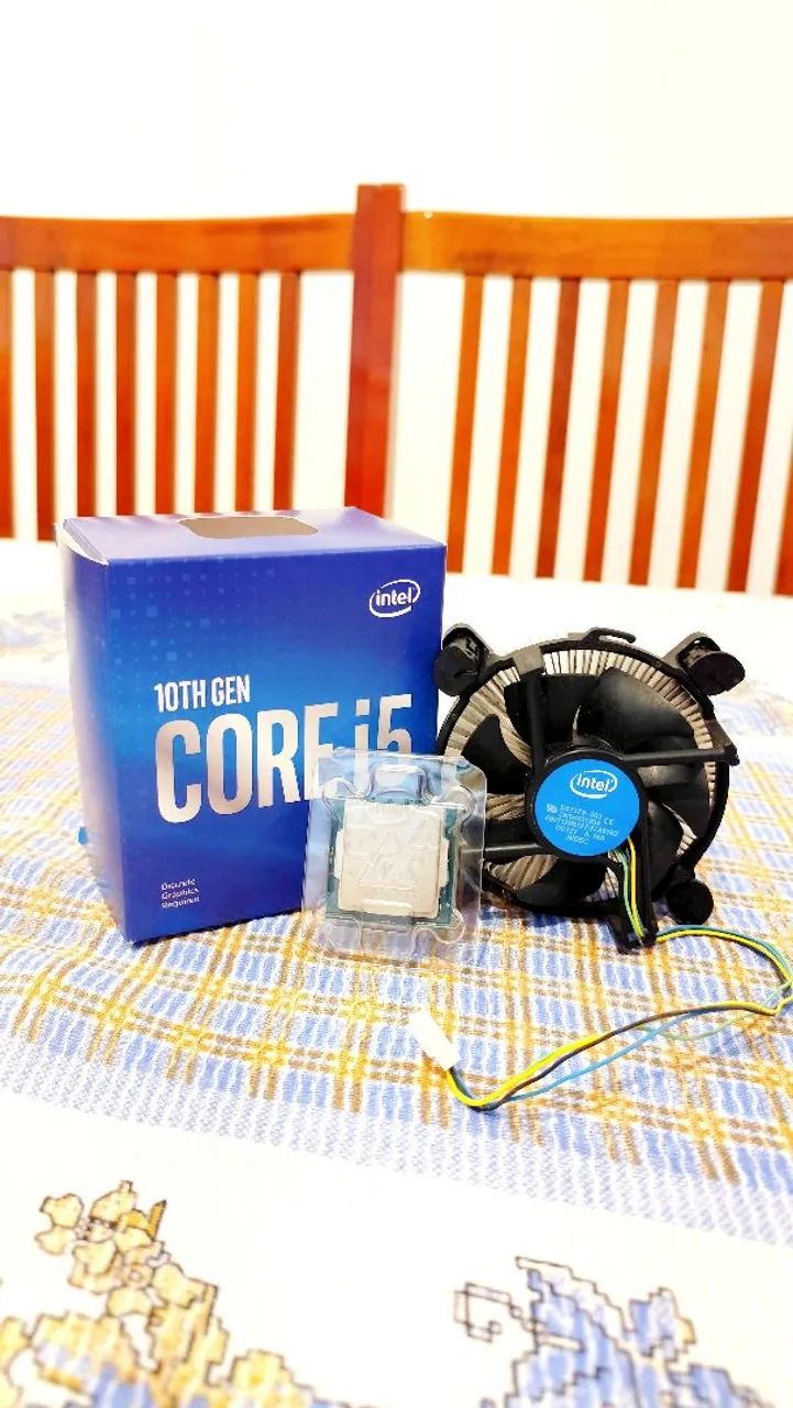 Intel Core i5-10400F + Cooler Box Original - Funcionando 100%