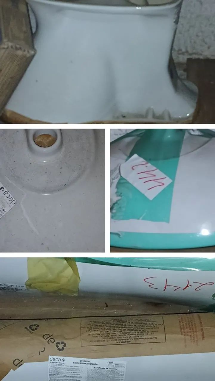 Vaso sanitário Deca 2 pias
