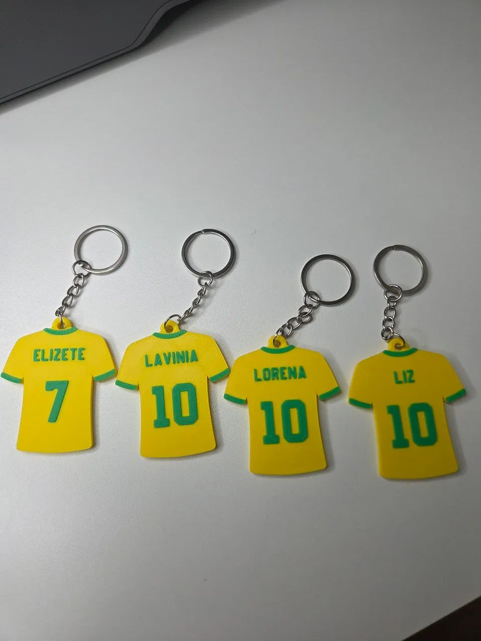Chaveiro Camisa do Brasil personalizável  - Foto 4