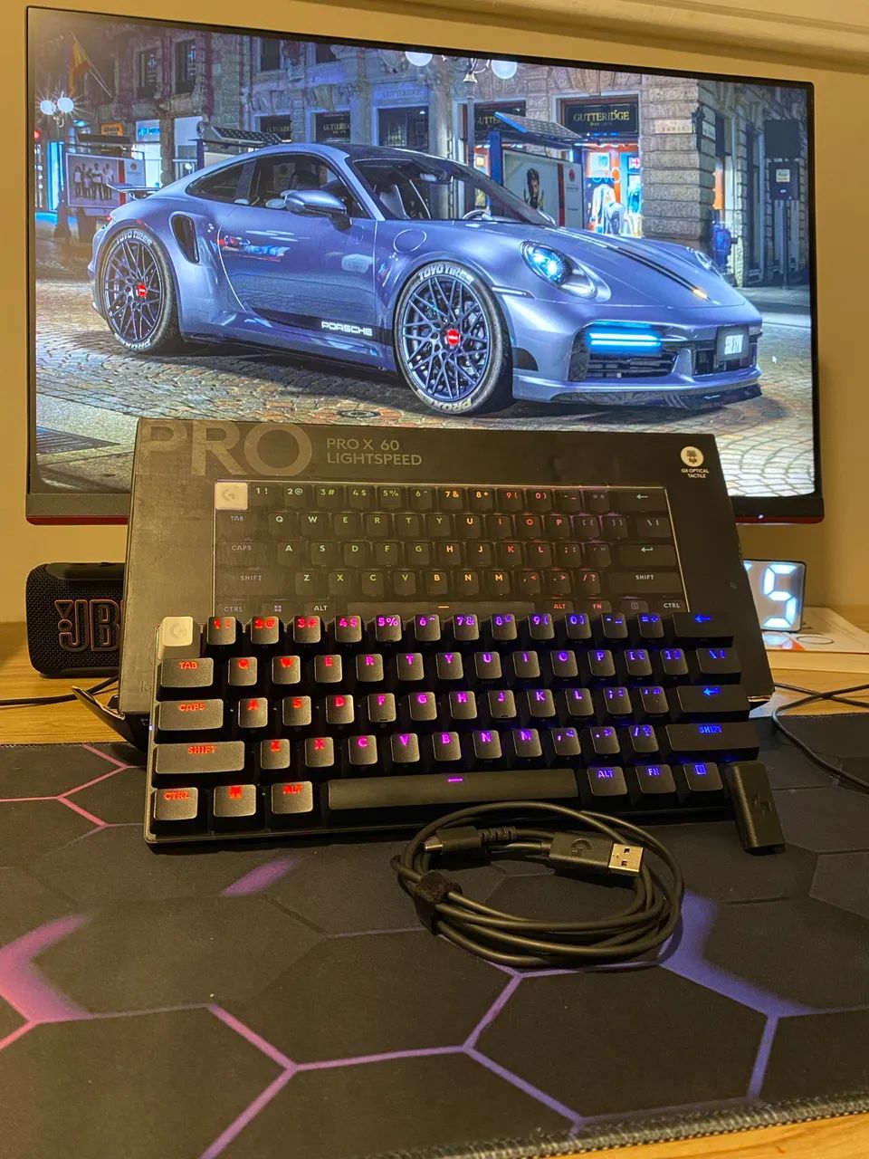 Logitech pro x60 lightspeed sem fio 