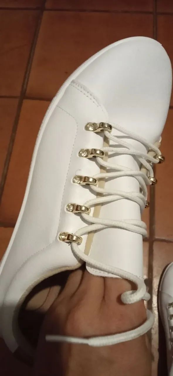 Tênis Moleca branco semi novo - Foto 4