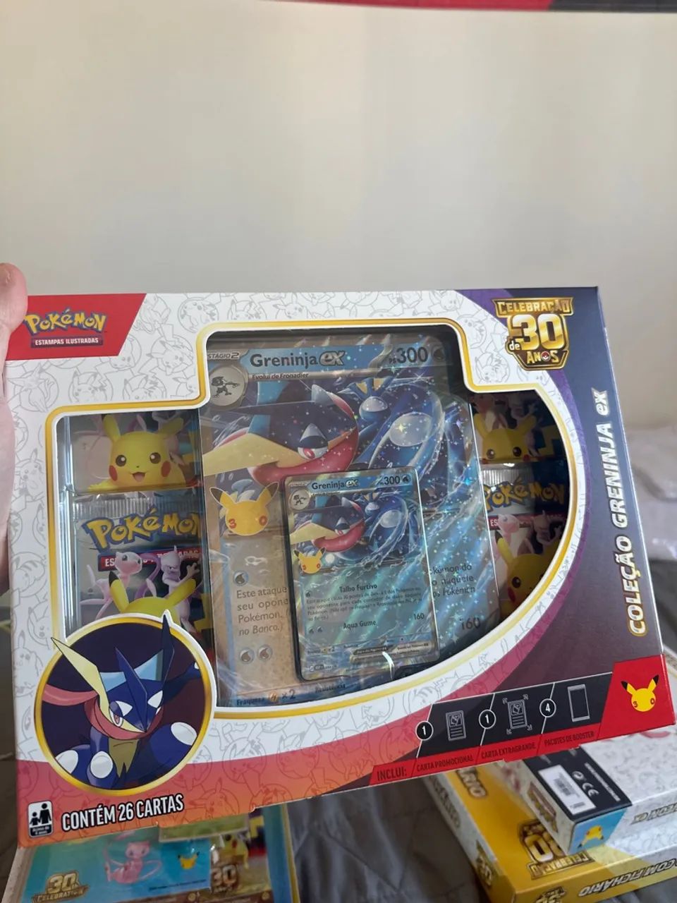 Pokemon Box Ex Greninja Celebraçao 30 Anos