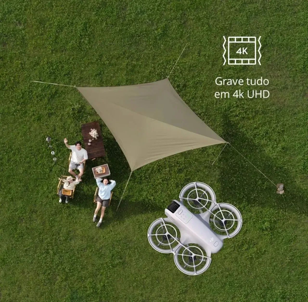 Drone Dji Neo Fly More Combo Br Dj051 Cor Cinza - Foto 5