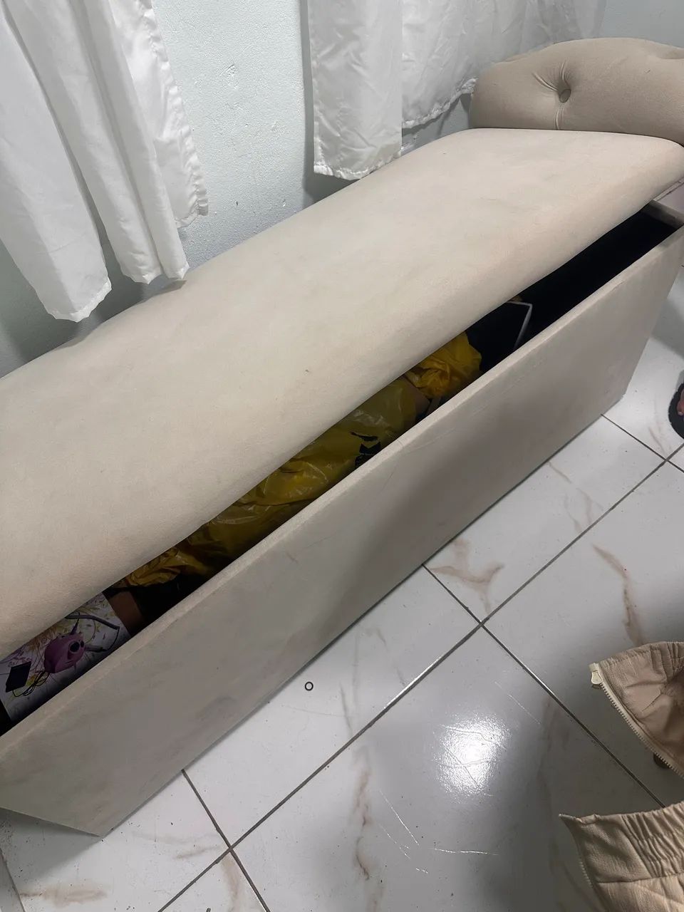 Vendo namoradeira baú + poltrona  - Foto 3