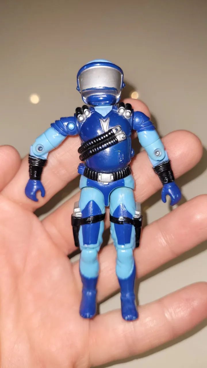 BONECO GIJOE MOTOR VIPER HASBRO COMPLETO ANOS 80 - Foto 5