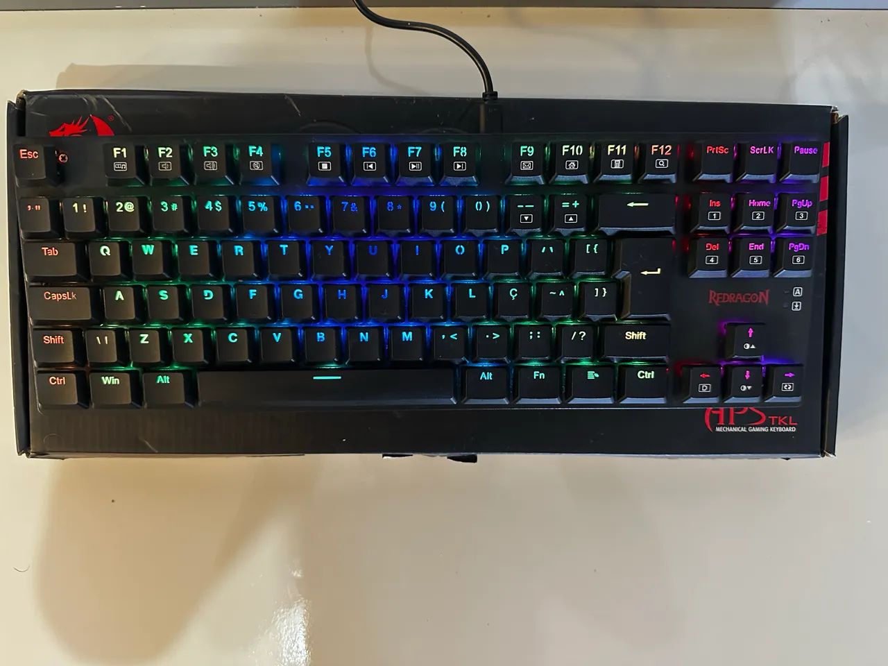 Kit Teclado Mecanico e Mousepad Gamer - Foto 2
