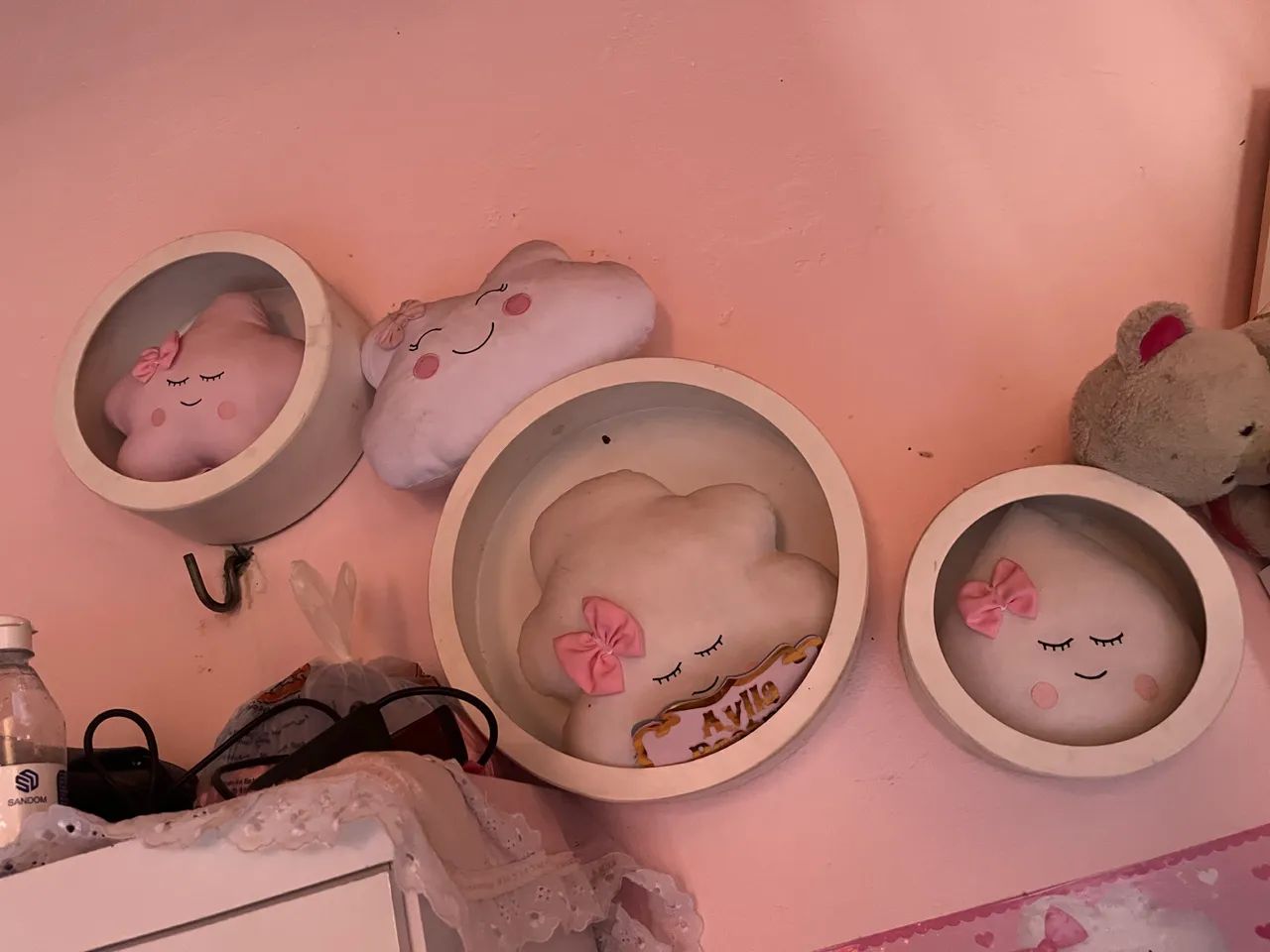 Nicho para quarto de bebê 