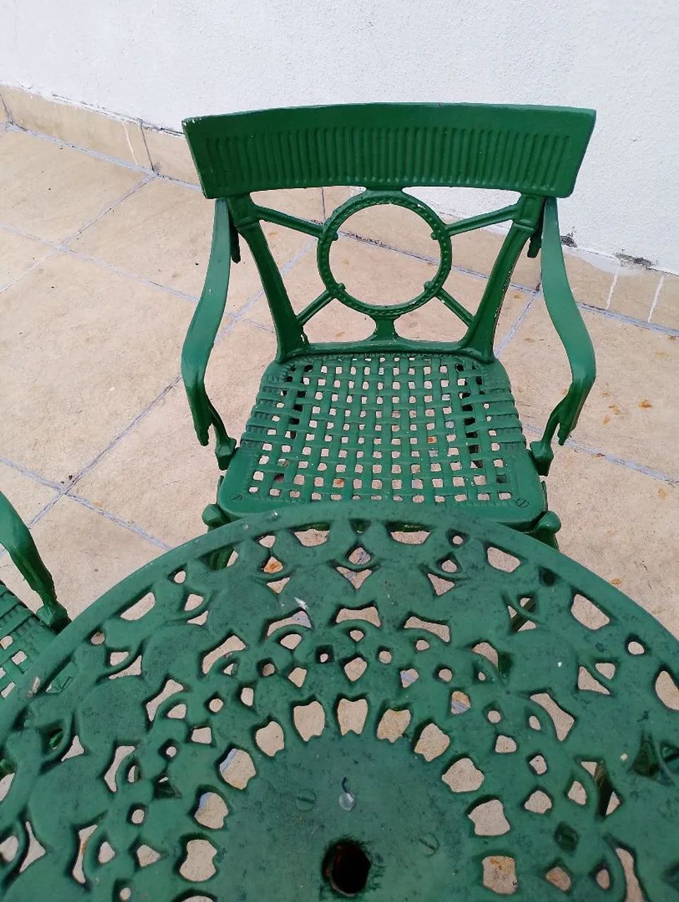 Vendo conjunto de mesa jardim - Foto 4