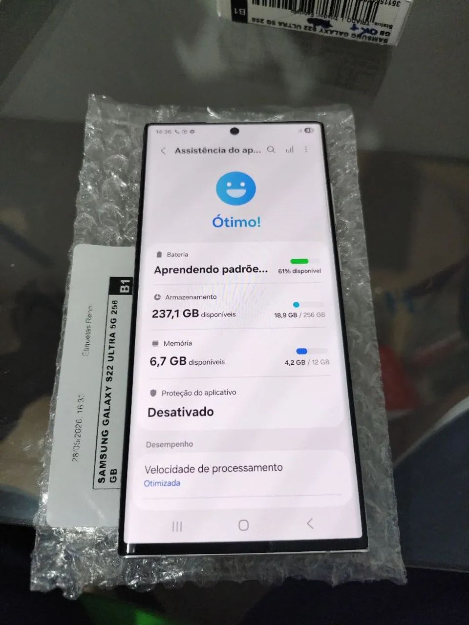Samsung s22 ultra 5g 256gb impecável  - Foto 4