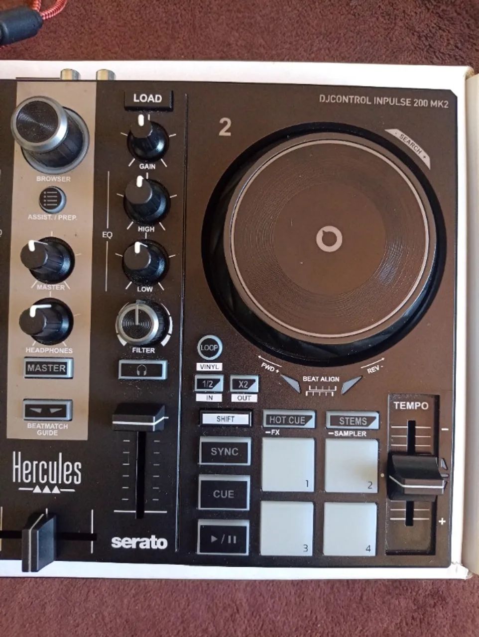 CONTROLADORA DJ - IMPULSE 200 MK2 - HERCULES - Foto 3