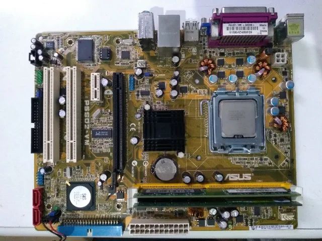 Placa mãe Asus DDR2 + Processador e memória - Foto 3