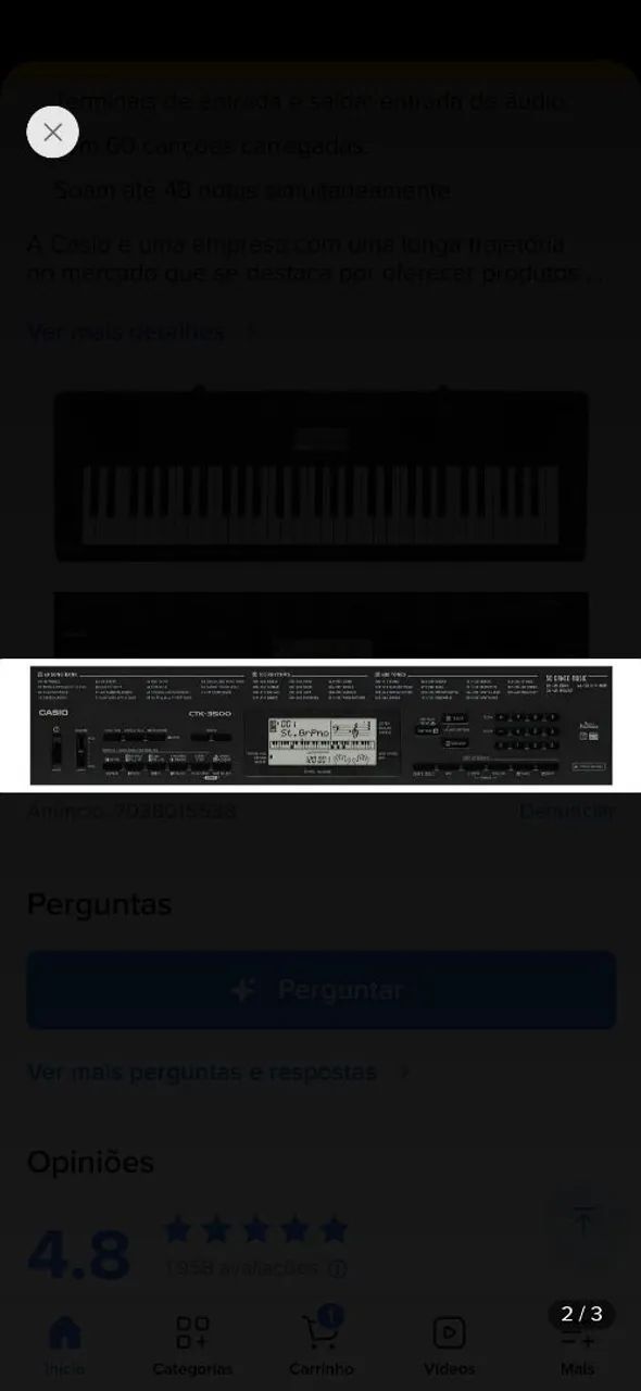 Teclado ctk 3500 - Foto 3