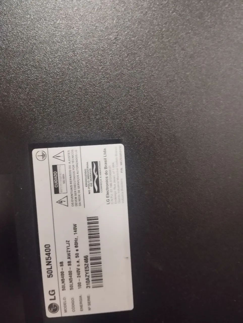 Tv LG 50 polegadas LED não é smart - Foto 3