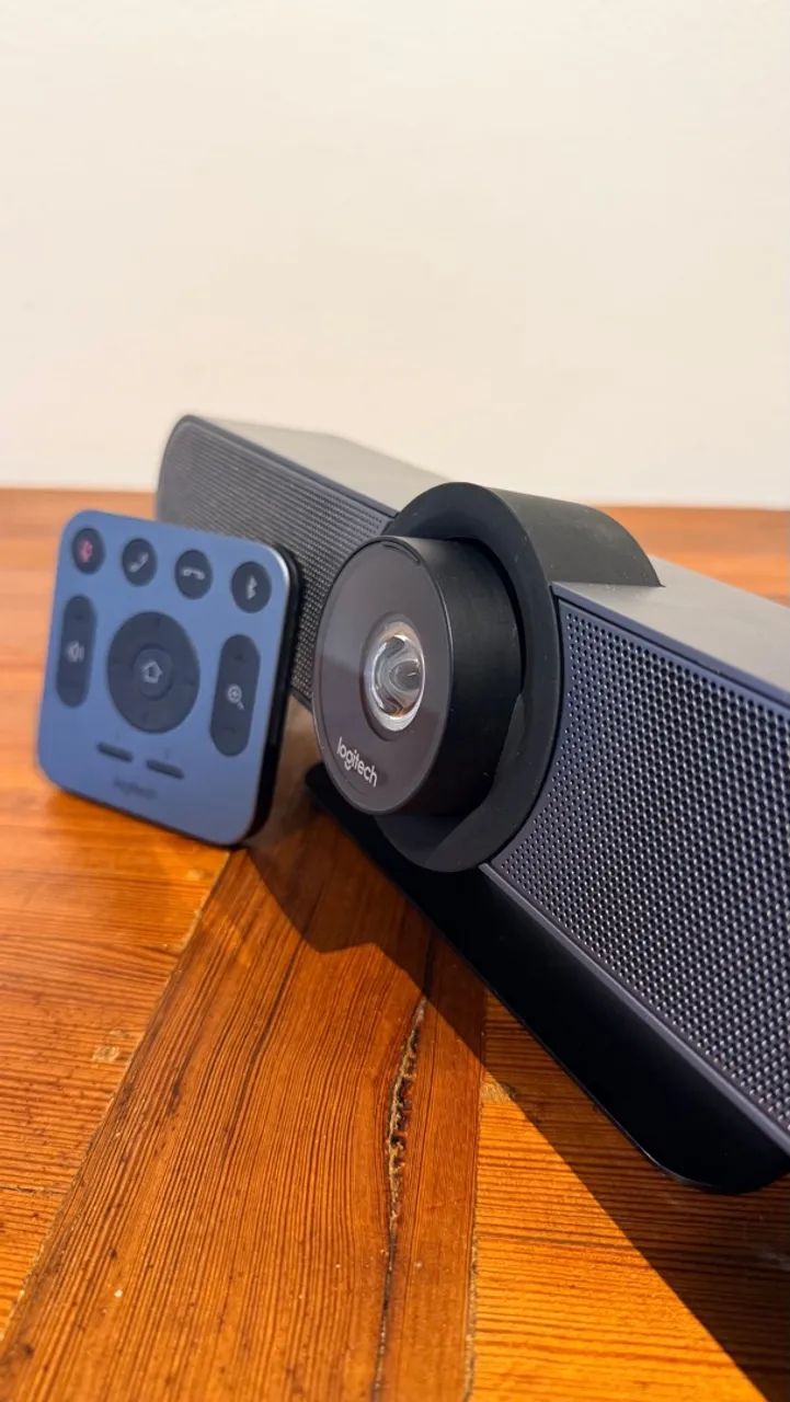 Câmera Logitech MeetUp 4K - Videoconferência - Completa e Funcionando - Foto 5