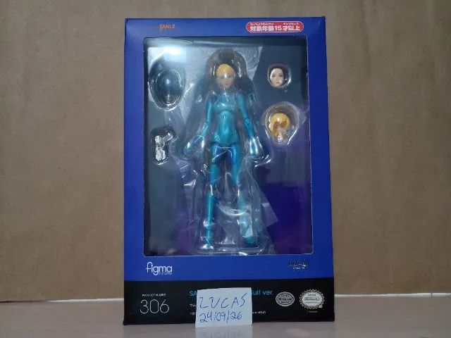 Figma Samus Metroid Zero suit original lacrada