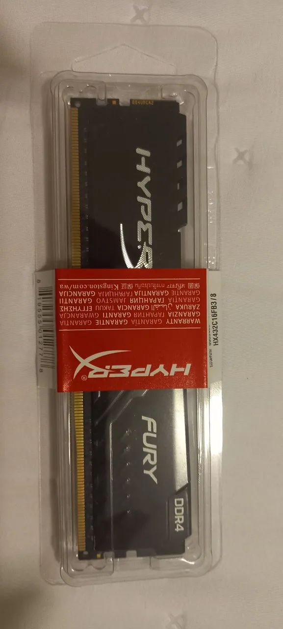 Memória Ram DDR4 2400 Kingston Fury