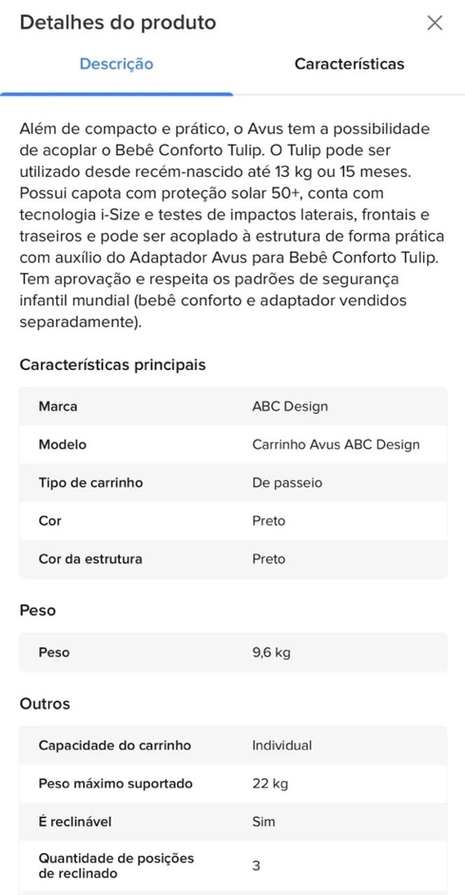Carrinho de bebê.  - Foto 4