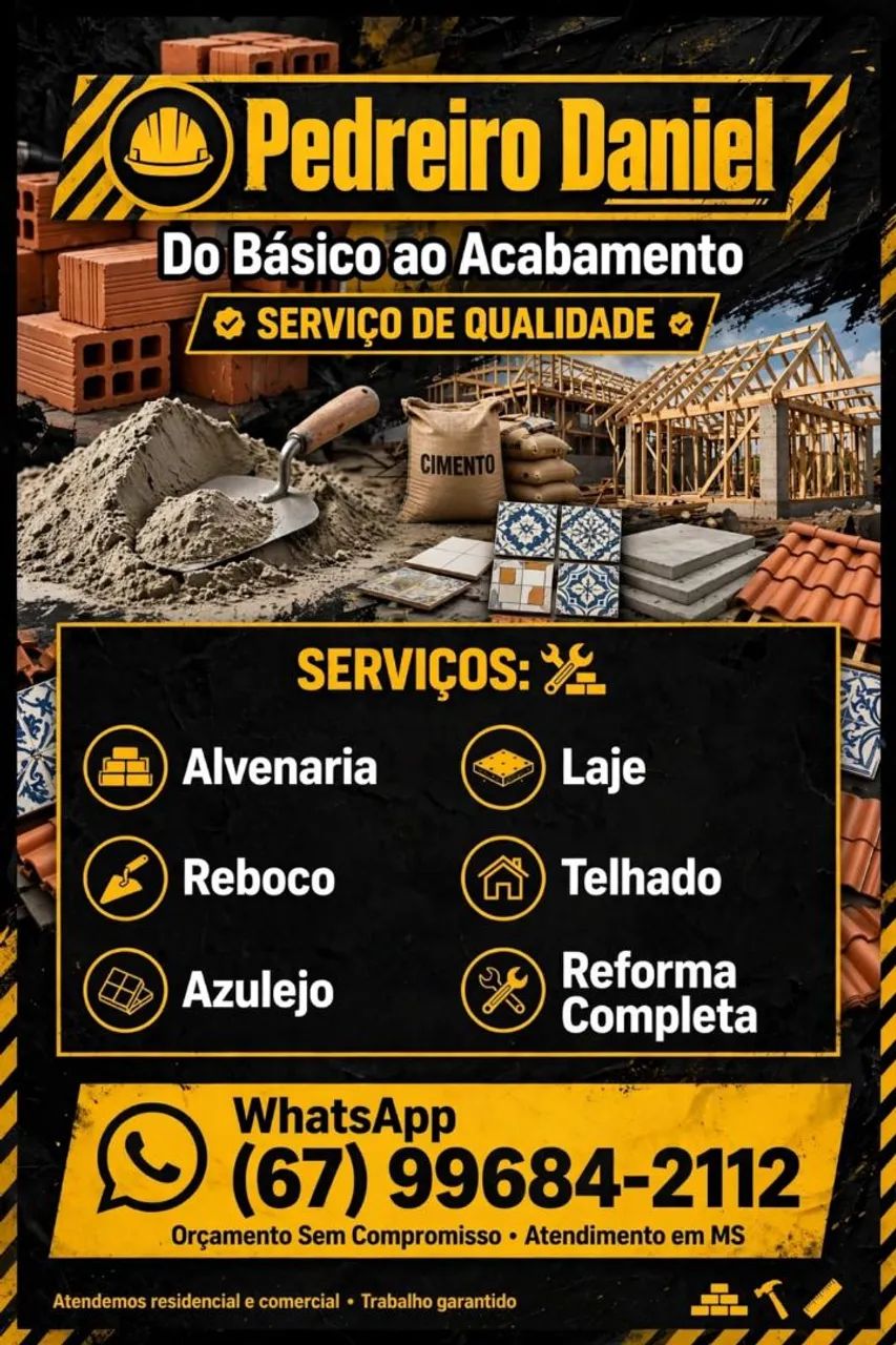 Chama no ZAP pra mais informações 