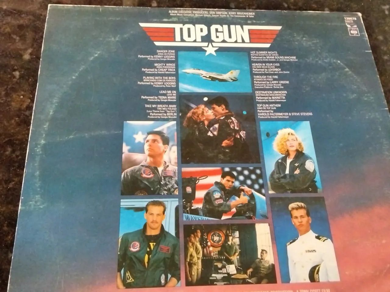 Disco Top Gun trilha sonora 