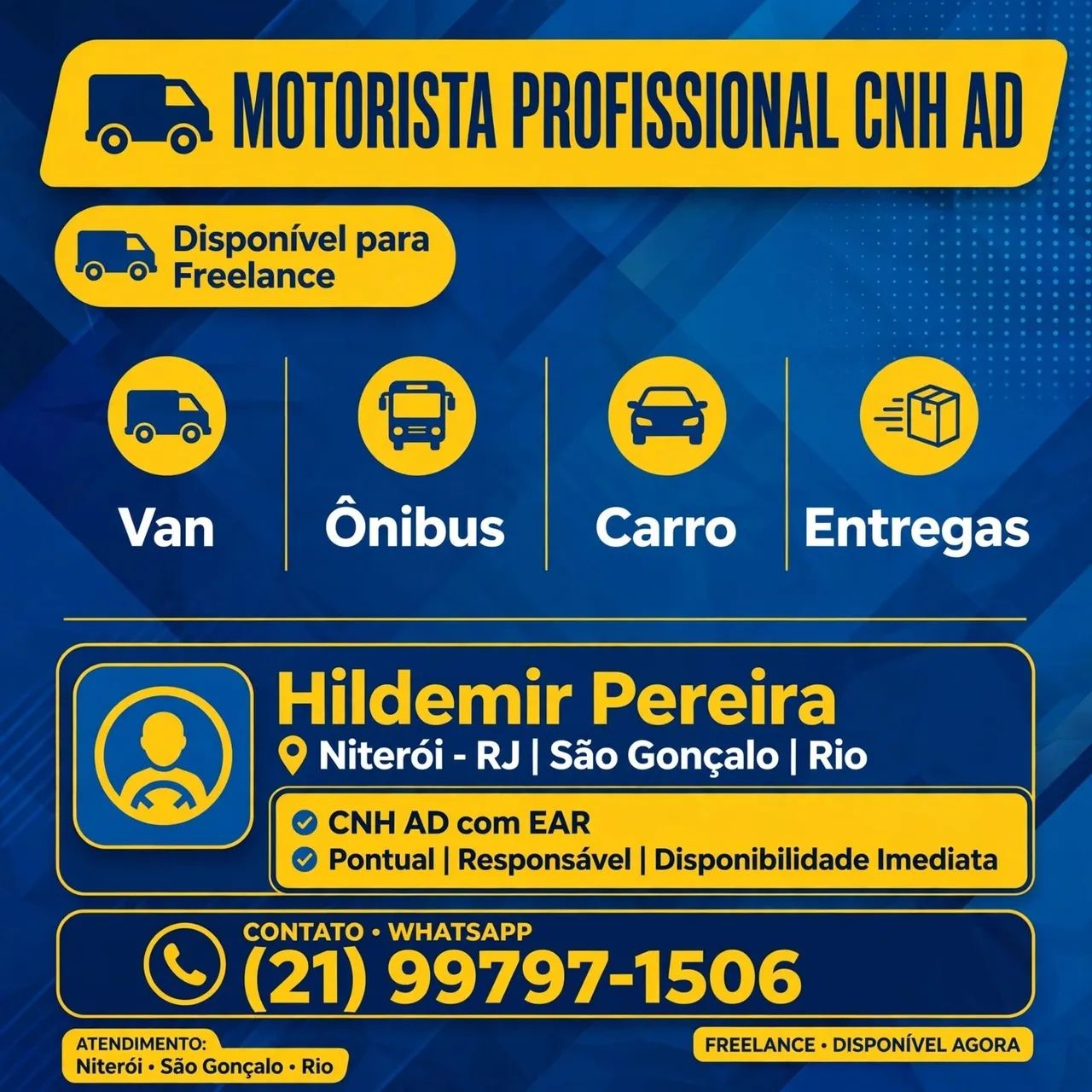 Motorista frelance 