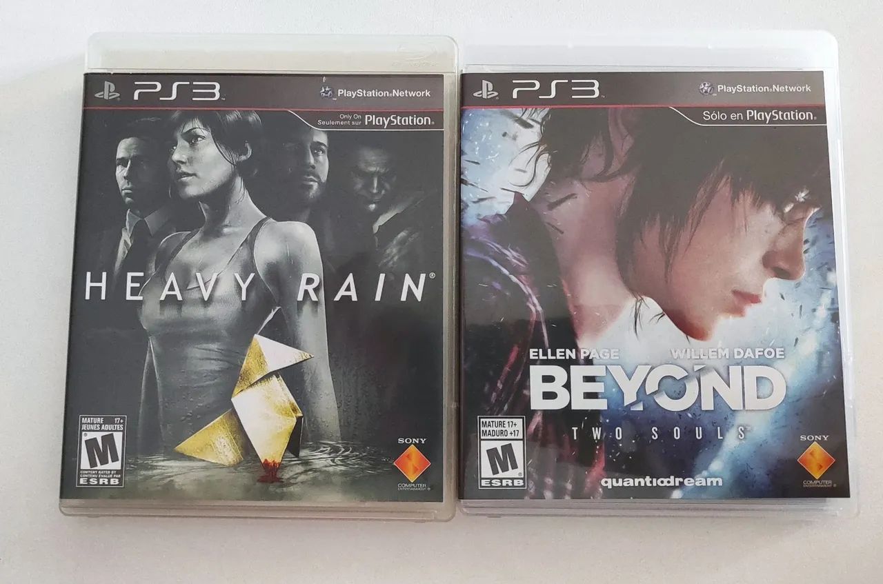 Jogos Heavy Rain + Beyond Two Souls